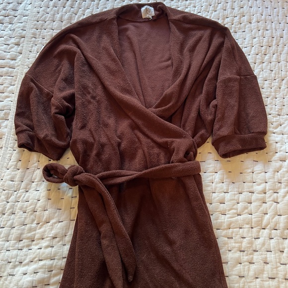 Anthropologie Wrap Mini Dress - Picture 4 of 8